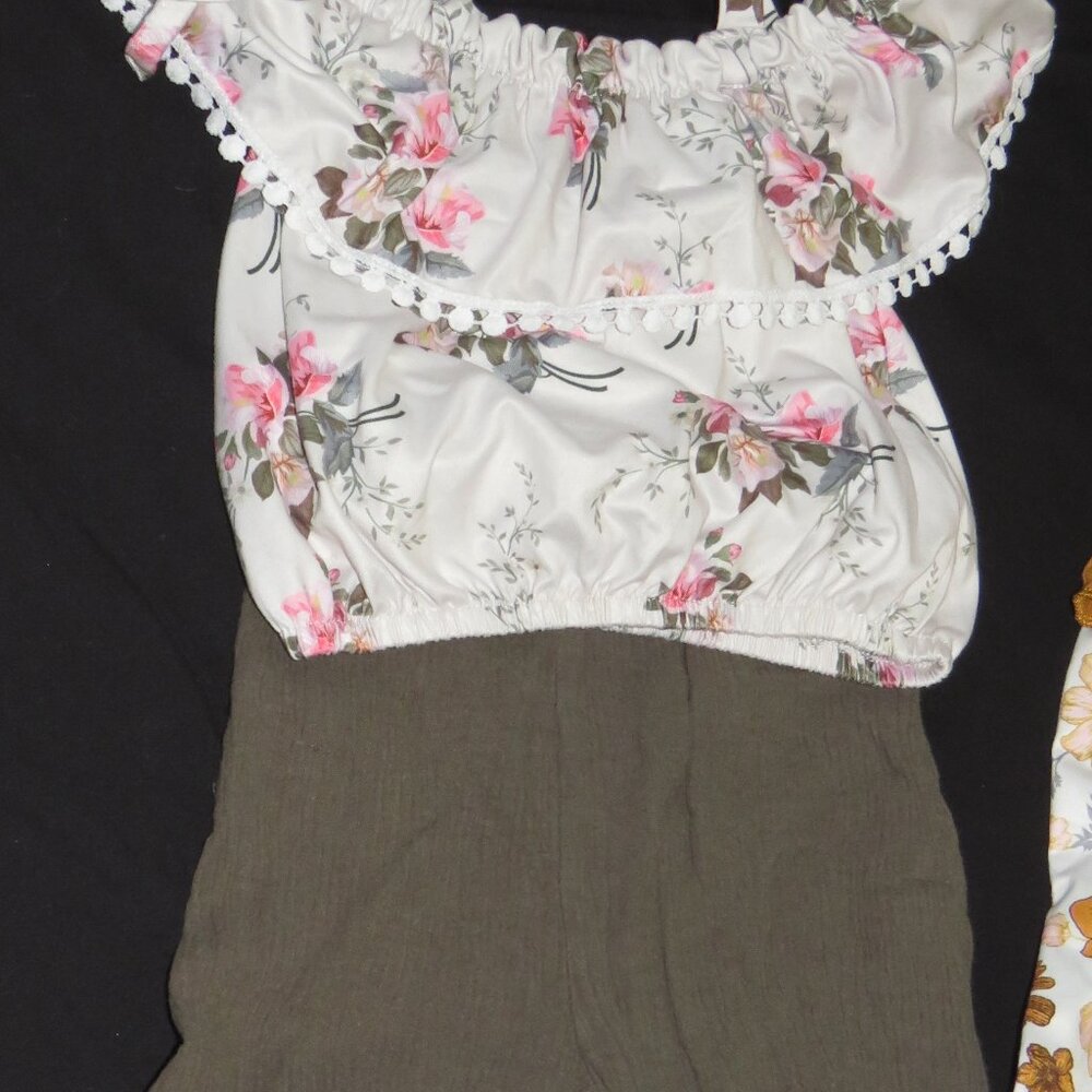 SPARKLE IN PINK SIZE L / 5T FLORAL MATCHING SET